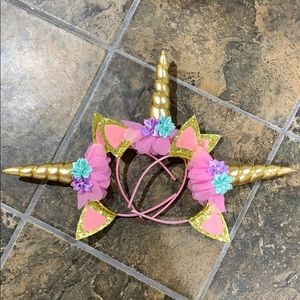 Gold Unicorn Headbands
